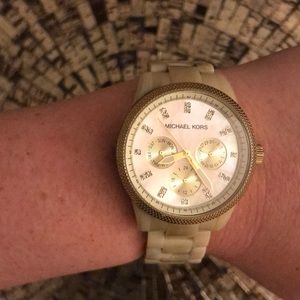 Michael Kors Acrylic Horn Watch 